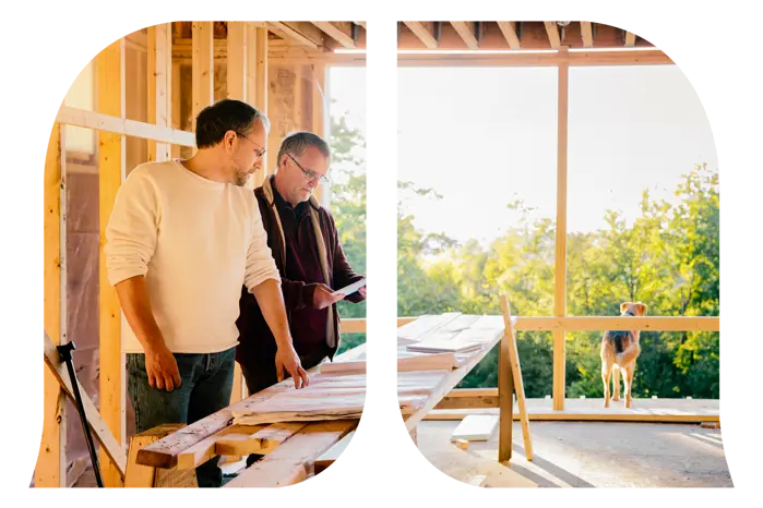 An icon of two men working on construction.